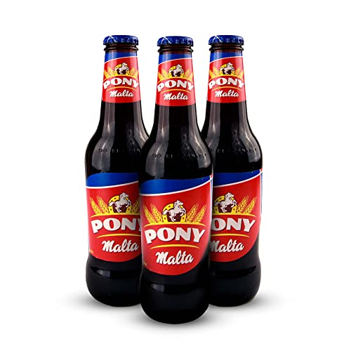 Pony Malta - Malzextraktgetränk. Flasche 330ml x 24 Stück von FOXCUP