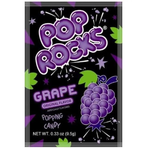 Pop Rocks Knallende Bonbons Trauben Aroma 9,5g von Pop Rocks