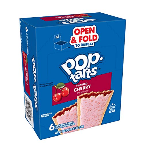 Kellogg's Frosted Pop-Tarts, Kirsche, 72 Stück, 104 ml von Pop Tarts