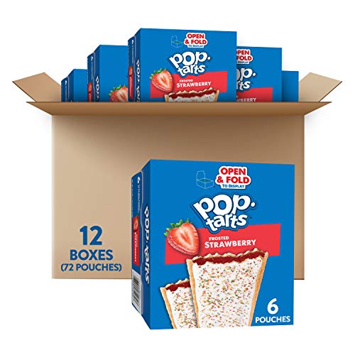 Kellogg's Frosted Pop-Tarts, Strawberry, 3.67 Ounce (Pack of 72) by Kellogg's von Pop Tarts