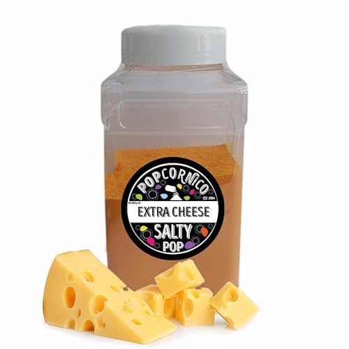 Extra Käse Popcornsalz - Pulver 500 g – Salty Pop, Perfekt für Popcorn, Chips, Kartoffelspiralen von Popcornico