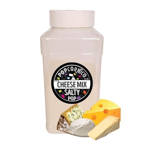 Käse Mix Gewürzpulver 500 g – Salty Pop, Perfekt für Popcorn, Chips, Kartoffelspiralen von Popcornico