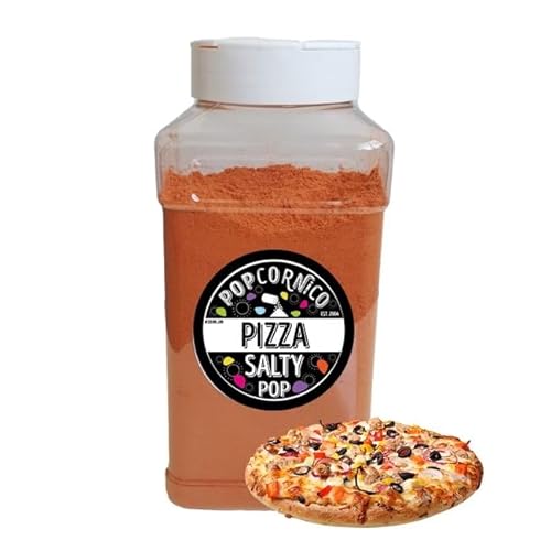 Pizza Gewürzpulver 500 g – Salty Pop, Perfekt für Popcorn, Chips, Kartoffelspiralen von Popcornico