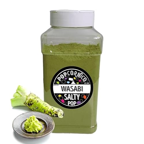 Wasabi Gewürzpulver 500 g – Salty Pop, Perfekt für Popcorn, Chips, Kartoffelspiralen von Popcornico