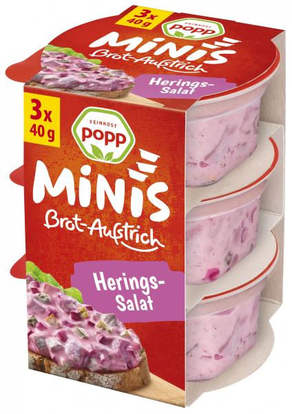 Popp Brotaufstrich Heringssalat Minis von Popp