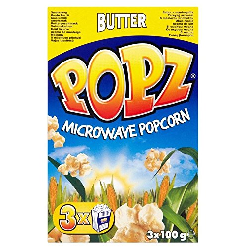Popz Microwave Butter Popcorn 3 X 100G von Popz