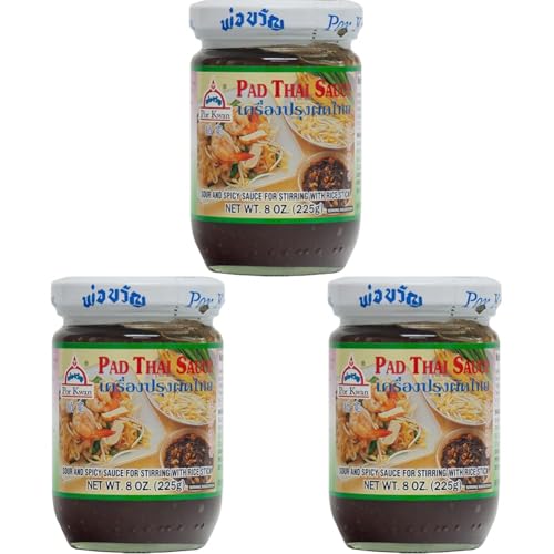 POR KWAN - Pad Thai Sosse Paste - (1 X 225 GR) (Packung mit 3) von Por Kwan