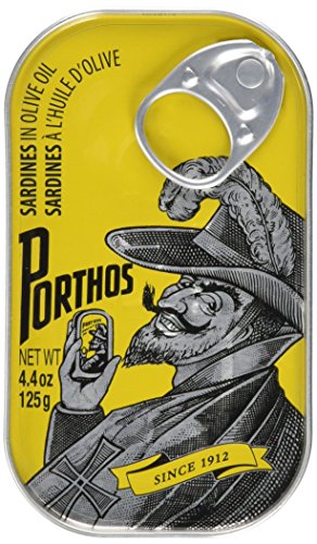 Porthos Portugiesische Sardinen in Olivenöl, 3er Pack (3 x 125 g) von Porthos