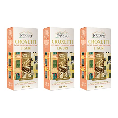 Portofino Fine Food - Croxetti Ligurian - Traditionelle ligurische Nudeln - 3 x 500 g von Portofino Fine Food