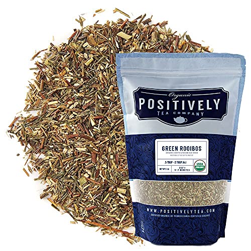 Organic Positively Tea Company, südafrikanischer grüner Rooibos-Tee, lose Blätter, 473 ml von Positively Tea