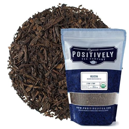 Organic Positively Tea Company Hojicha, grüner Tee, lose Blätter, 473 ml von Positively Tea