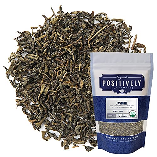 Organic Positively Tea Company Jasmingrüner Tee, lose Blätter, 118 ml von Positively Tea