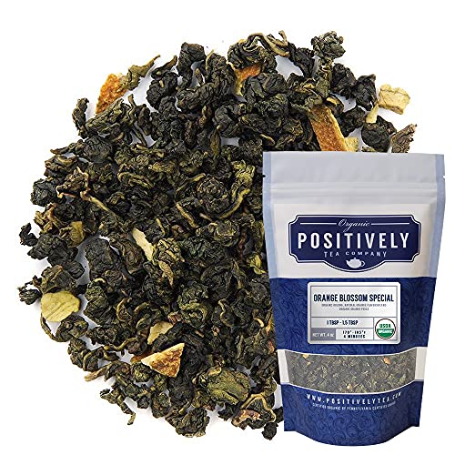 Organic Positively Tea Company Orangenblütenspezial, Oolong-Tee, lose Blätter, 118 ml von Positively Tea