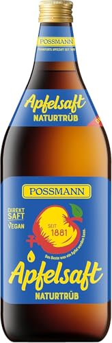 POSSMANN Apfelsaft Naturtrüb 6 x 1 Liter inkl. 0,90€ MEHRWEG Pfand von Possmann