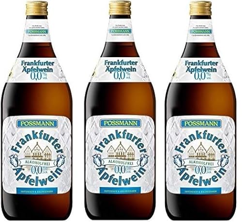 Possmann Apfelwein Alkoholfrei 3 x 1,0 Liter inkl. 0,45€ MEHRWEG Pfand von Possmann