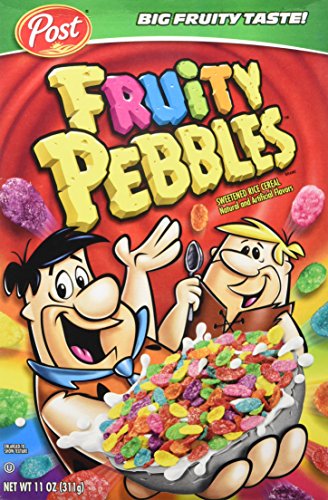 Post Fruity Pebbles 311g, 4er Pack (4 x 311 g) von Post