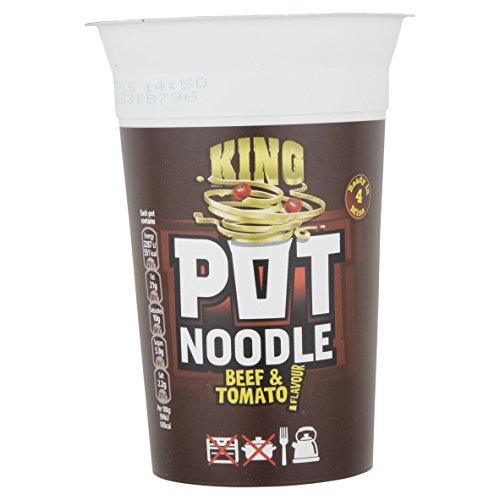 Pot Noodle King Pot Rind- und Tomatennudeln, 114 g von Pot Noodle