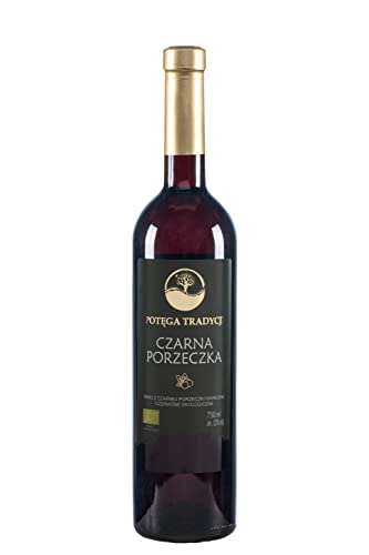 Potęga Tradycji - Schwarze Johannisbeerwein - 750ml - 13% - Johannisbeere-Früchten - Rotwein - Halbsüß - Natürlich - einzigartiger Geschmack - beeindruckendes Aroma - Traditionell - Fruchtig - Vitamin von Potęga Tradycji