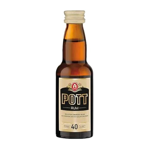 Rum 25 Einheiten Box Pott Miniaturflasche 4 cl von Pott