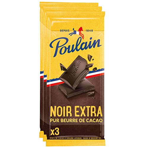 Poulain Chocolat Noir Extra 3 x 100 g von Poulain