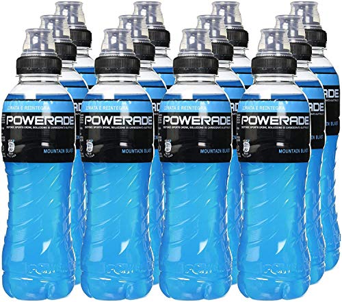 POWERADE Mountain Blast Isotonisches Sportgetränk 500ml x 12 (12er Pack) von Powerade