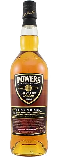 Powers John’s Lane Irish Whiskey 12 Years Old, Irischer Single Pot Still Whiskey, 1 x 0,7 L von Powers