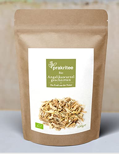 BIO Angelikawurzel 100g | Angelikawurzel geschnitten | Engelwurz | ORGANIC Angelicae | DE-ÖKO-044 von Prakritee