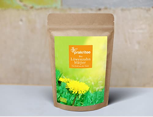 BIO Löwenzahnblätter 200g | Löwenzahnblätter Tee | Löwenzahn Tee | Löwenzahnblätter geschnitten | ORGANIC Dandelion leaves cutted | DE-ÖKO-044 von Prakritee