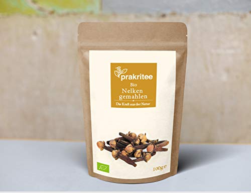 BIO Nelken 100g | Nelken gemahlen | Nelken | Nachhaltig und biologisch angebaut | Gewürz | ORGANIC Cloves grounded | Spices | 100g | DE-ÖKO-044 von Prakritee