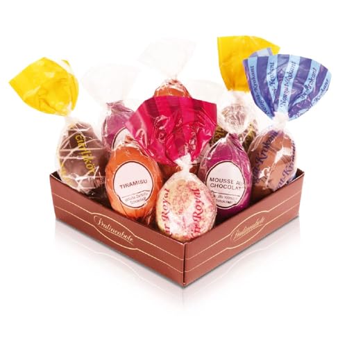 Pralinenbote – Gemischte Versteckerli mit 9 handgefertigten Pralinen deutscher Chocolatiers, das Pralinen Geschenk zu Ostern, 190g (gemischte Pralinen, 9 Pralinen) von Pralinenclub