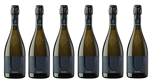 6x 0,75l - Prapian - Col de L'Utia - Prosecco Spumante - brut - Proseccco Valdobbiadene Superiore D.O.C.G. - Italien - Schaumwein trocken von Prapian