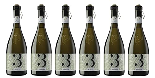 6x 0,75l - Prapian - Presa No. 3 - Prosecco Frizzante - Spago - Proseccco Asolo D.O.C.G. - Italien - Perlwein trocken von Prapian