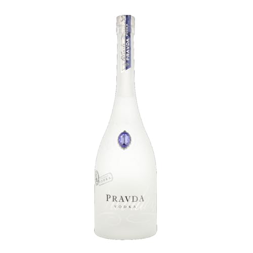 Pravda Vodka 40% (1x 1,0l) 6-fach destillierter Super Premium Vodka aus Polen von Prawda