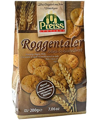 Vinschgauer Roggentaler Preiss 200 gr. - Schüttelbrot Südtirol von Preiss