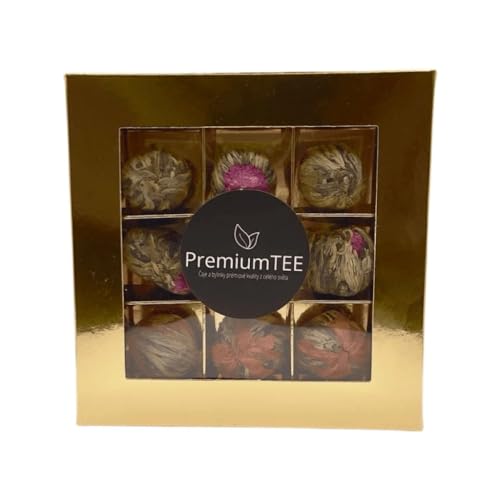 PremiumGES Geschenkpackung mit 9 blühenden Tees von PremiumTEE