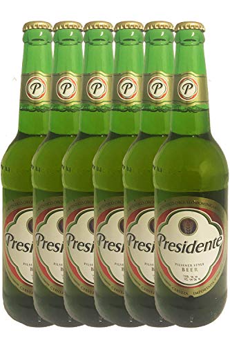 Presidente Dominikanische Republik Pilsener Bier 6 x 0,65 Liter von Presidente