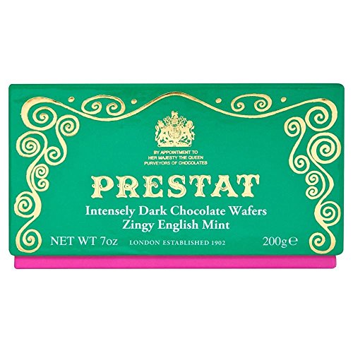 Prestat Dunklen Intensiv Dunkle Schokolade Wafer - Zingy Englisch Minze (200G) von Prestat