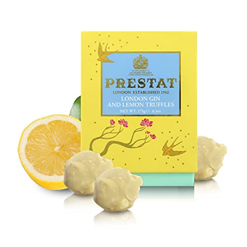 Prestat | Weiße Schokoladentrüffel mit Gin von Prestat