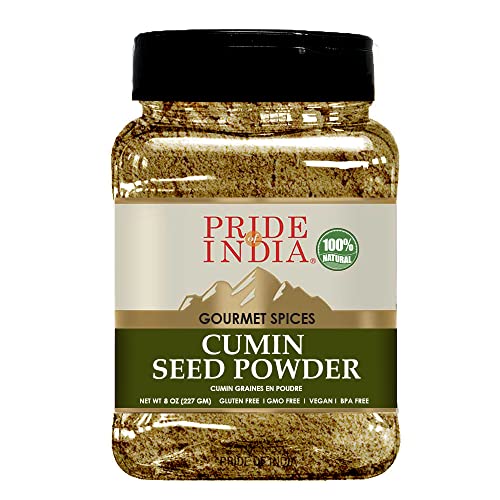 Pride Of India - Organic Indian Spice Pack (Organic Cumin Pulver (halbes Pfund)) von Pride Of India