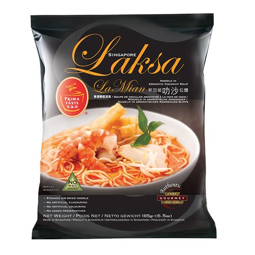 Prima Taste Singapur Laksa La Mian 185g (Packung mit 12 Stück) von Prima Taste