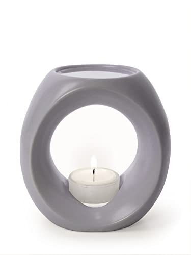 PRIMAVERA Duftlampe Taupe matt 6 Stück - Aromadiffuser, Duftkerze, Raumduft - Aromatherapie - Keramik, handgefertigt, optimale Diffusionstemperatur von Primavera