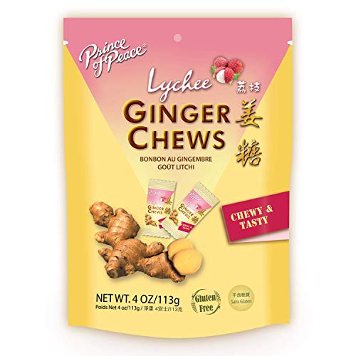 Prince of Peace Ginger Chews - 100% Natural Lychee 28 chews von Prince of Peace