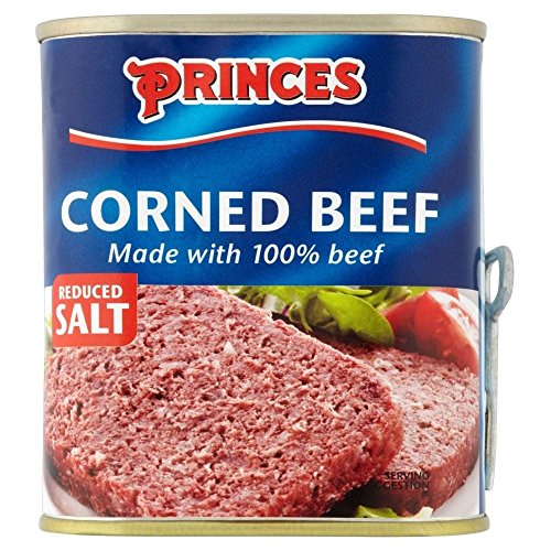 Princes Corned Beef Reduzierte Salz (340g) - Packung mit 6 von Princes