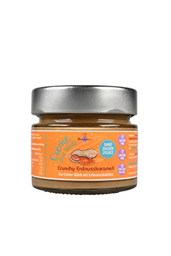 Principessa’s Crème ohne Sünde, crunchy Erdnusskaramell VEGAN, ohne Zuckerzusatz & Palmölfrei, 150 g von Principessa’s