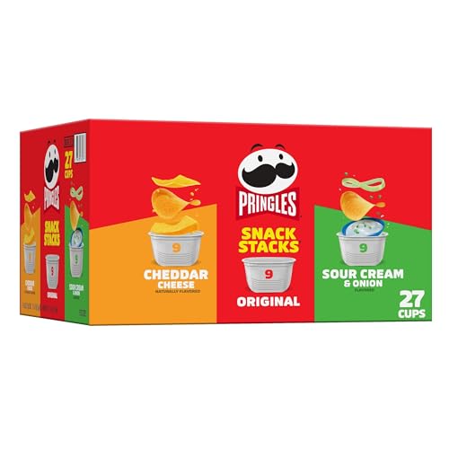 Pringles Kartoffelchips (Cheddar-Käse, Sauerrahm und Zwiebeln) 19,3 Oz (27 Cups) von Pringles