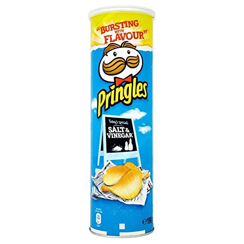 Pringles Salt And Vinegar 190g - mit Salz & Essig Flavour von Pringles