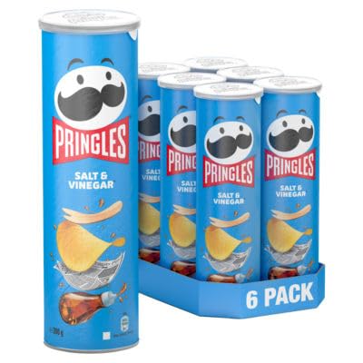 Pringles Salt and Vinegar Crisps 185 gr. - [Pack 6] von Pringles