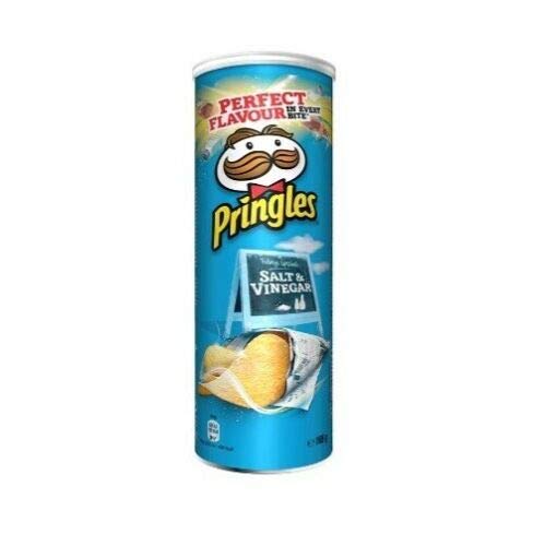 Pringles Salt & Vinegar Patatine Salz & Essig 160g Kartoffel chips von Pringles