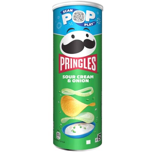 Pringles Sour Cream & Onion, 1 x 185 g von Pringles