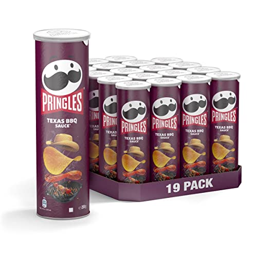 Pringles Texas BBQ Sauce | Amerikanische Chips | 19er Vorratspackung (19 x 200g) von Pringles